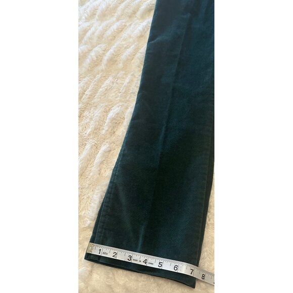 VINTAGE Funny Girl Brand High-Rise Green Velvet Pants Women's Size 9/10 (READ) - Picture 13 of 14